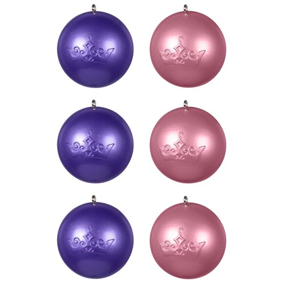 New! Disney Princess Hallmark Keepsake Christmas Ornaments 2022 Mini Set of 6 - Picture 4 of 5